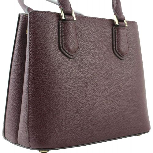 마이클 코어스 Michael Michael Kors Michael Kors Adele MD Leather Messenger Crossbody Bag (Love Merlot)