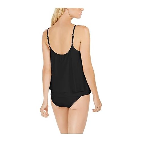 마이클 코어스 Michael Michael Kors Iconic Solids Double Layer Tankini Top