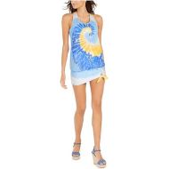 Michael Michael Kors Vintage Tie-Dye Tie Front Racerback Cover-Up