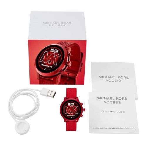 마이클 코어스 Michael Kors Access Gen 4 MKGO Smartwatch- Lightweight Touchscreen Powered with Wear OS by Google with Heart Rate, GPS, NFC, and Smartphone Notifications