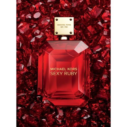 마이클 코어스 Michael Kors Sexy Ruby for Women 3 Piece Gift Set with Eau de Parfum Spray, Eau de Parfum Rollerball & Silky Body Lotion