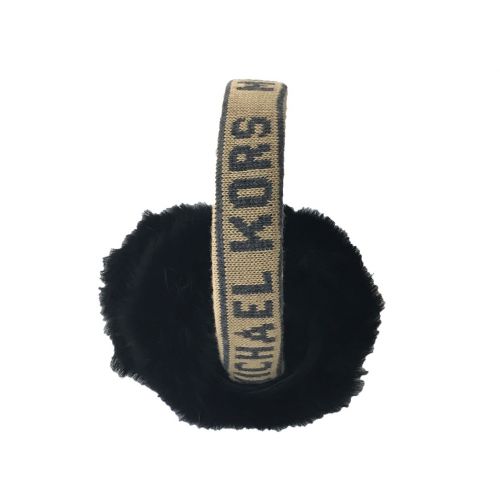 마이클 코어스 Michael Kors Womens Logo Earmuffs,Dark Camel