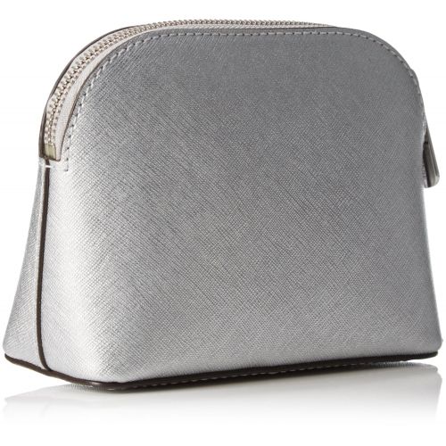 마이클 코어스 Michael Kors Cindy Small Travel Pouch Leather Silver