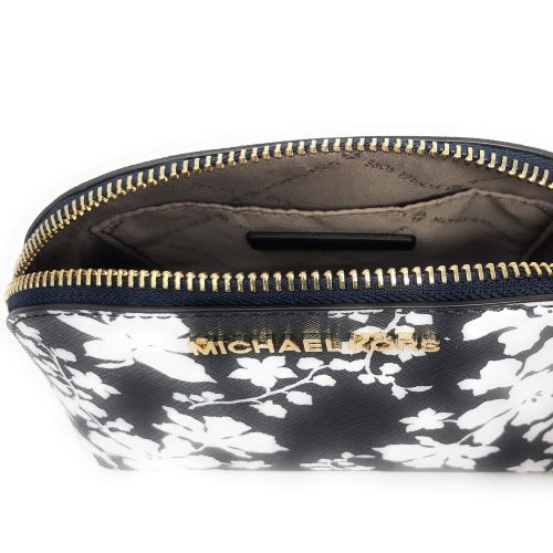 마이클 코어스 Michael Kors Jet Set Large Travel Pouch Cosmetic Case (Navy/White)