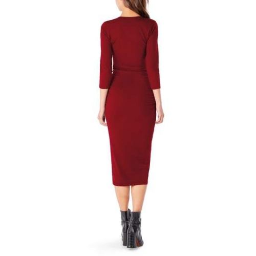  Michael Stars Ruched Midi Dress