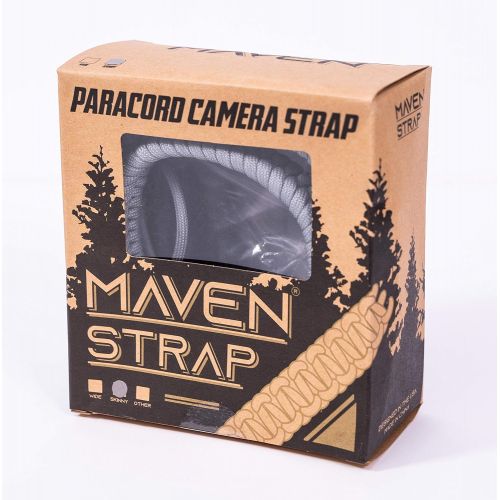  Michael The Maven Maven Paracord Camera Strap for Canon Nikon Sony Panasonic Cameras (Skinny, Grey)