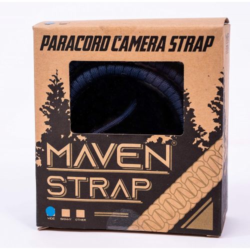  Michael The Maven Maven Paracord Camera Strap for Canon Nikon Sony Panasonic Cameras (Wide, Navy)