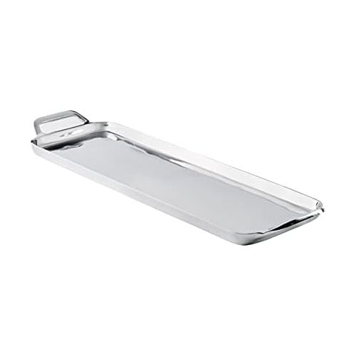  Michael Noll Tray Serving Tray Aluminium Silver Polished XL 64 cm