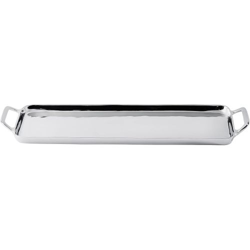  Michael Noll Tray Serving Tray Aluminium Silver Polished XL 64 cm