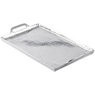 Michael Noll Tray Serving Tray Aluminium Silver Luxury L 53 cm