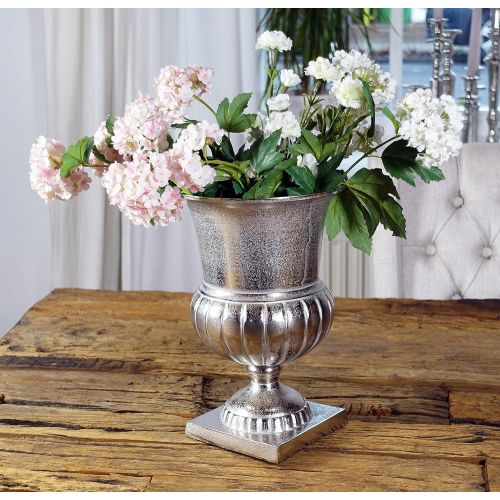  Michael Noll Vase Flower Vase Vase Vase Decorative Vase Aluminium Silver Luxury S 29 cm