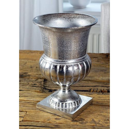  Michael Noll Vase Flower Vase Vase Vase Decorative Vase Aluminium Silver Luxury S 29 cm