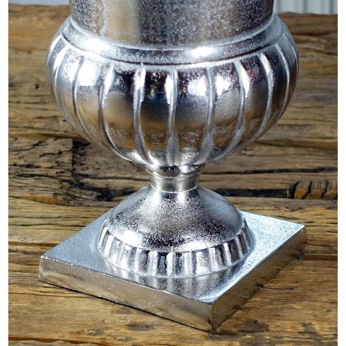  Michael Noll Vase Flower Vase Vase Vase Decorative Vase Aluminium Silver Luxury S 29 cm