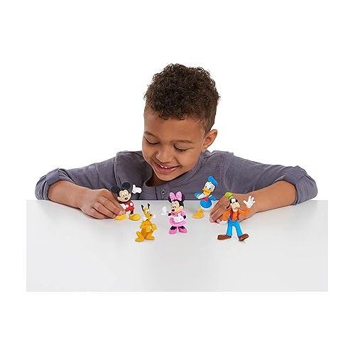  Disney Junior Mickey Mouse Collectible Figure Set, 5 Pack, 3-inch Collectible Figures, Kids Toys for Ages 3 Up by Just Play