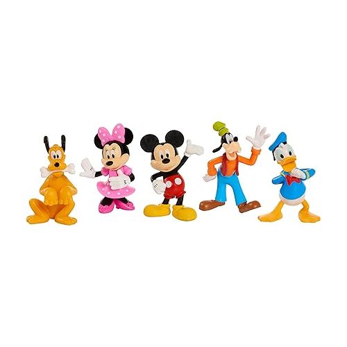  Disney Junior Mickey Mouse Collectible Figure Set, 5 Pack, 3-inch Collectible Figures, Kids Toys for Ages 3 Up by Just Play