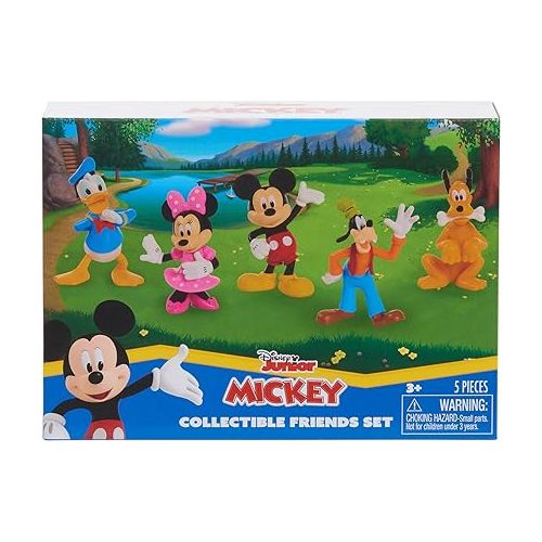  Disney Junior Mickey Mouse Collectible Figure Set, 5 Pack, 3-inch Collectible Figures, Kids Toys for Ages 3 Up by Just Play