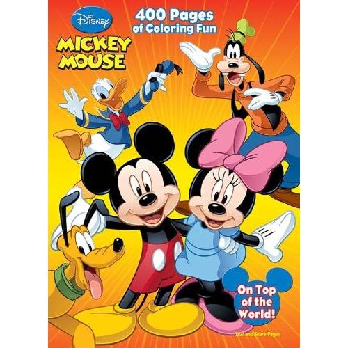  Disney Mickey Mouse: 400 Pages of Coloring Fun