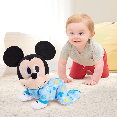  Mickey Mouse Disney Baby Musical Crawling Pals Plush, Mickey, by Just Play