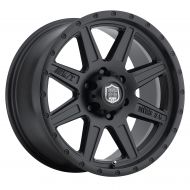 Mickey Thompson Deegan 38 PRO 2 Black Wheel with Matte Black Finish (16x8/8x6.5) -6 millimeters offset