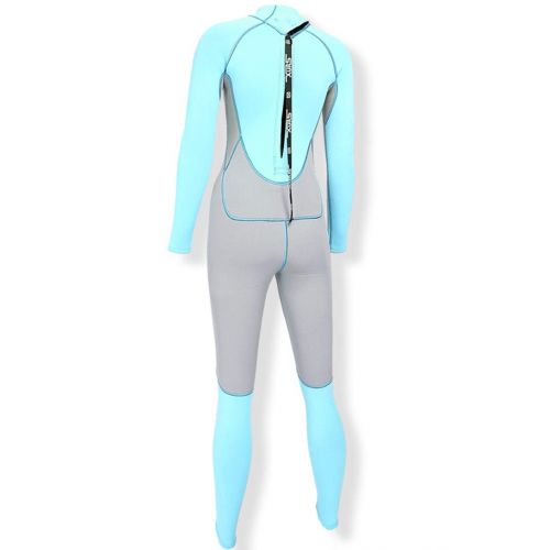  Micosuza Women Full Body Wetsuits Premium 3mm Neoprene UV Protection Back Zip Diving Snorkeling Surfing Swimming Fullsuit Jumpsuit