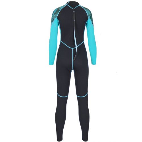  Micosuza Women Full Body Wetsuits with Premium 2mm Neoprene Long Sleeve Long Leg Back Zip for Diving Snorkeling Surfing Swimming