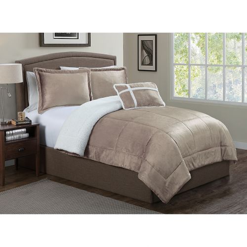  Micro Sherpa Comforter Set