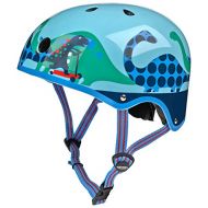 Micro Kickboard Micro Blue Scootersauras Helmet - Small (48-53cm)