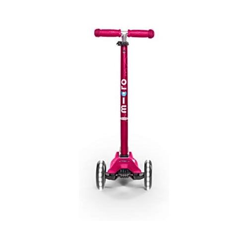  Micro Kickboard - Maxi Deluxe LED 3-Wheeled, Lean-to-Steer, Swiss-Designed Micro Scooter for Kids with LED Light-up Wheels, Ages 5-12