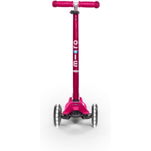  Micro Kickboard - Maxi Deluxe LED 3-Wheeled, Lean-to-Steer, Swiss-Designed Micro Scooter for Kids with LED Light-up Wheels, Ages 5-12