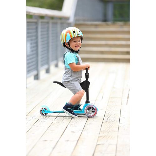  Micro Kickboard - Mini 3in1 Deluxe 3-Stage Ride-on Micro Scooter Toddler Toys for Ages 12 Months to 5 Years