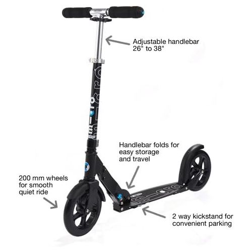  Micro Black Scooter