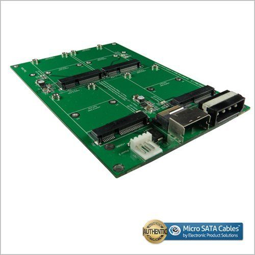  Micro SATA Cables Mini SAS SFF-8087 to mSATA x 4 with 3.5 Inch Frame