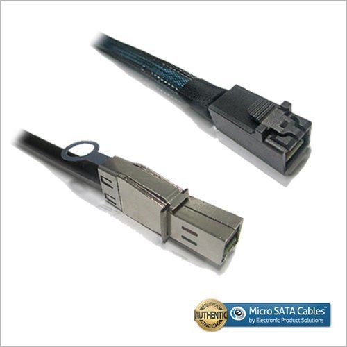  Micro SATA Cables External Mini SAS HD SFF-8644 to Mini SAS HD SFF-8643 Data Raid Cable - 2 Meter