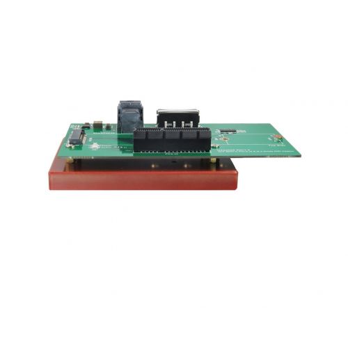  Micro SATA Cables Mini SAS HD (SFF-8643) to M.2 NVMe SSD & PCIe x4 Slot Adapter