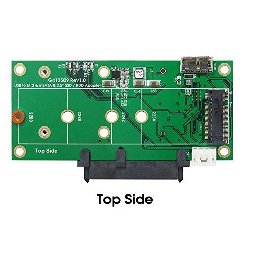  Micro SATA Cables USB 3.1 Micro B to 2.5 Inch SSDM.2mSATA SSD Adapter