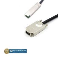 Micro SATA Cables QSFP+ to CX4 Copper Cable - 2 Meter