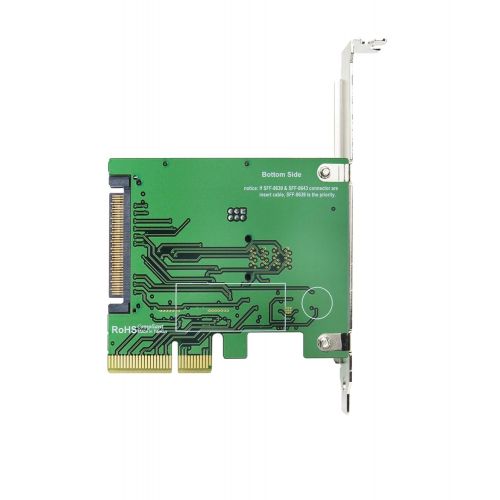  Micro SATA Cables PCIe X4 to U.2 SFF-8639 & Mini SAS HD Adapter with PCIe Bracket