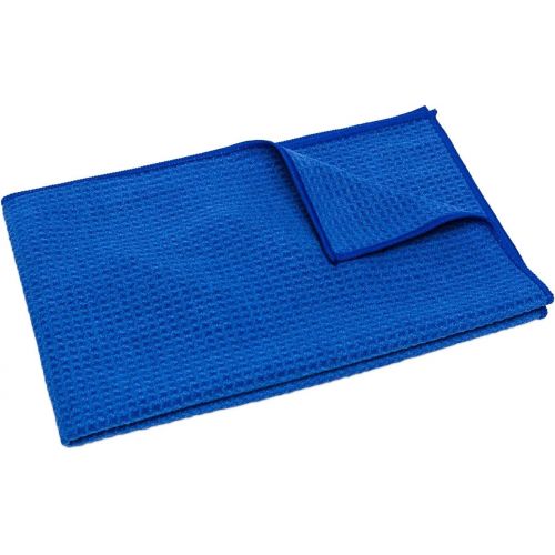  [아마존베스트]Microfiber Wholesale Microfiber Waffle Weave Kitchen and Dish Drying Towels | 16 x 24 in. (6 Pack) | Absorbent, Streak Free, Thick | Blue