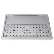 Micromatic DP-1605 23 5/8 Stainless Steel Glass Rinser Drip Tray