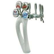 Micromatic 9504-F-M Mystique Ice Tower with Medallions - 4 Taps