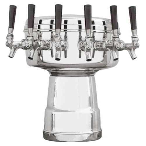  Micromatic MTB-6KR Mushroom Tower - 6 Faucet Glycol Cooled