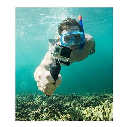  Micros2u micros2u Schwimmender Griff, verstellbar, schwimmender Griff, Handgriff-Halterung fuer Actionkamera GoPro Hero. Kleinigkeiten-Innenfach; texturierter Silikongriff fuer einfachen Halt