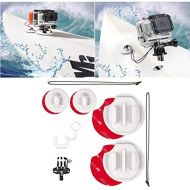 Micros2u micros2u 8Stueck Surfen Surfbrett Surf Pack Tethers Halterungen fuer GoPro Hero