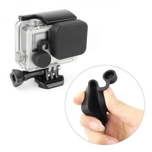  Micros2u micros2u Skeleton Open Side Schutzhuelle fuer Gopro HD Hero 3+ 4 mit Schutzkappe