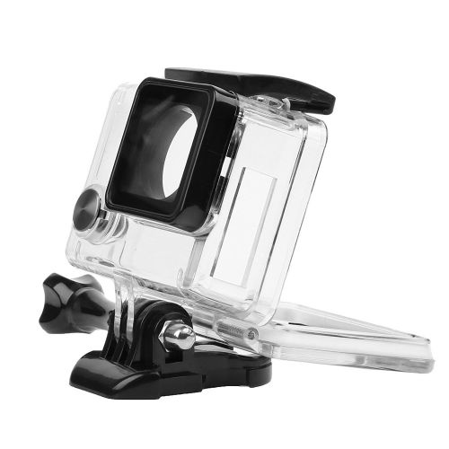  Micros2u micros2u Skeleton Open Side Schutzhuelle fuer Gopro HD Hero 3+ 4 mit Schutzkappe