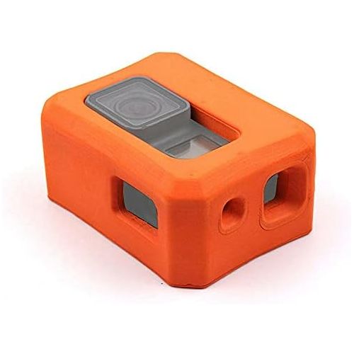  [아마존베스트]micros2u Orange Float Case Compatible with GoPro HERO 7, HERO 6, HERO 5 & HERO 2018 Ideal for use in water sports!