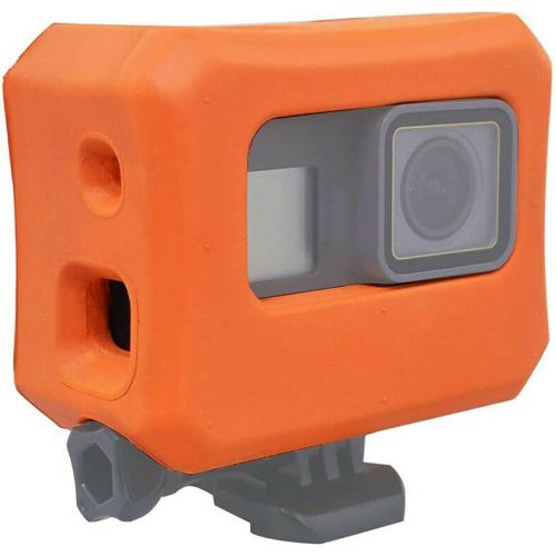  [아마존베스트]micros2u Orange Float Case Compatible with GoPro HERO 7, HERO 6, HERO 5 & HERO 2018 Ideal for use in water sports!