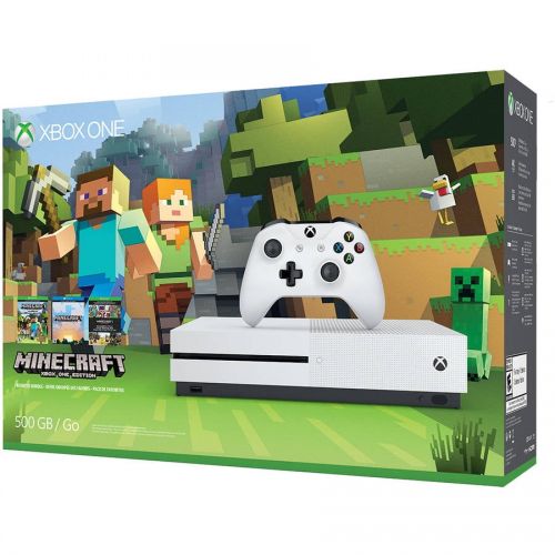  Microsoft Xbox One S 500GB Console with Minecraft (Xbox One)