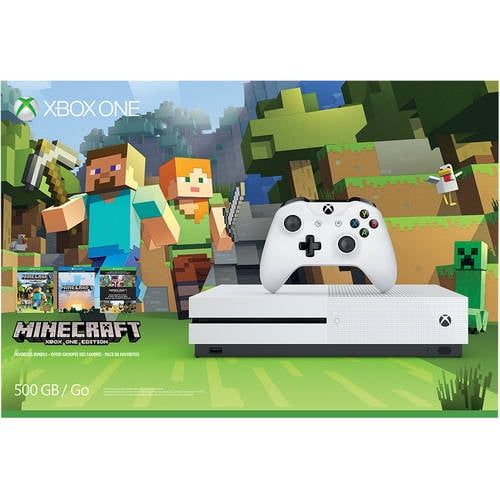  Microsoft Xbox One S 500GB Console with Minecraft (Xbox One)