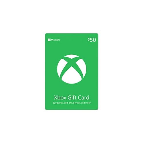  Xbox $50 Gift Card, Microsoft, [Digital Download]